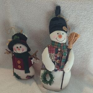 Festive Snowman Holiday Decor Set - Multicolor